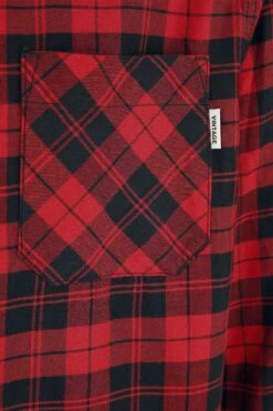 "Riley Flannel Shirt" Flanel Shirt Red By Vintage Industries -Fashionable Men's Clothing Store 516296d