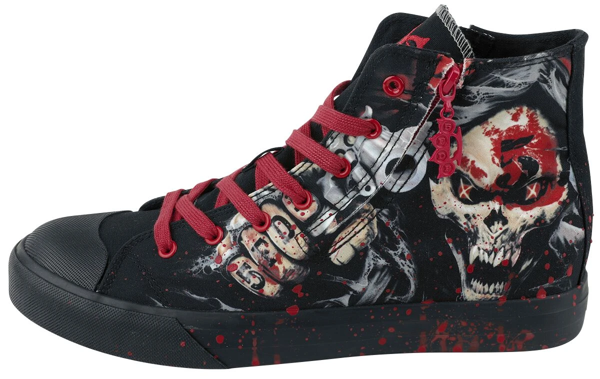 "EMP Signature Collection" Sneakers High Multicolour By Five Finger Death Punch 6 "EMP Signature Collection" Sneakers High Multicolour By Five Finger Death Punch - Image 4