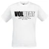 "Servant Of The Mind Logo" T-Shirt White By Volbeat