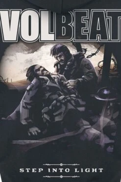 "Step Into Light" Hooded Sweater Black By Volbeat -Fashionable Men's Clothing Store 517018d