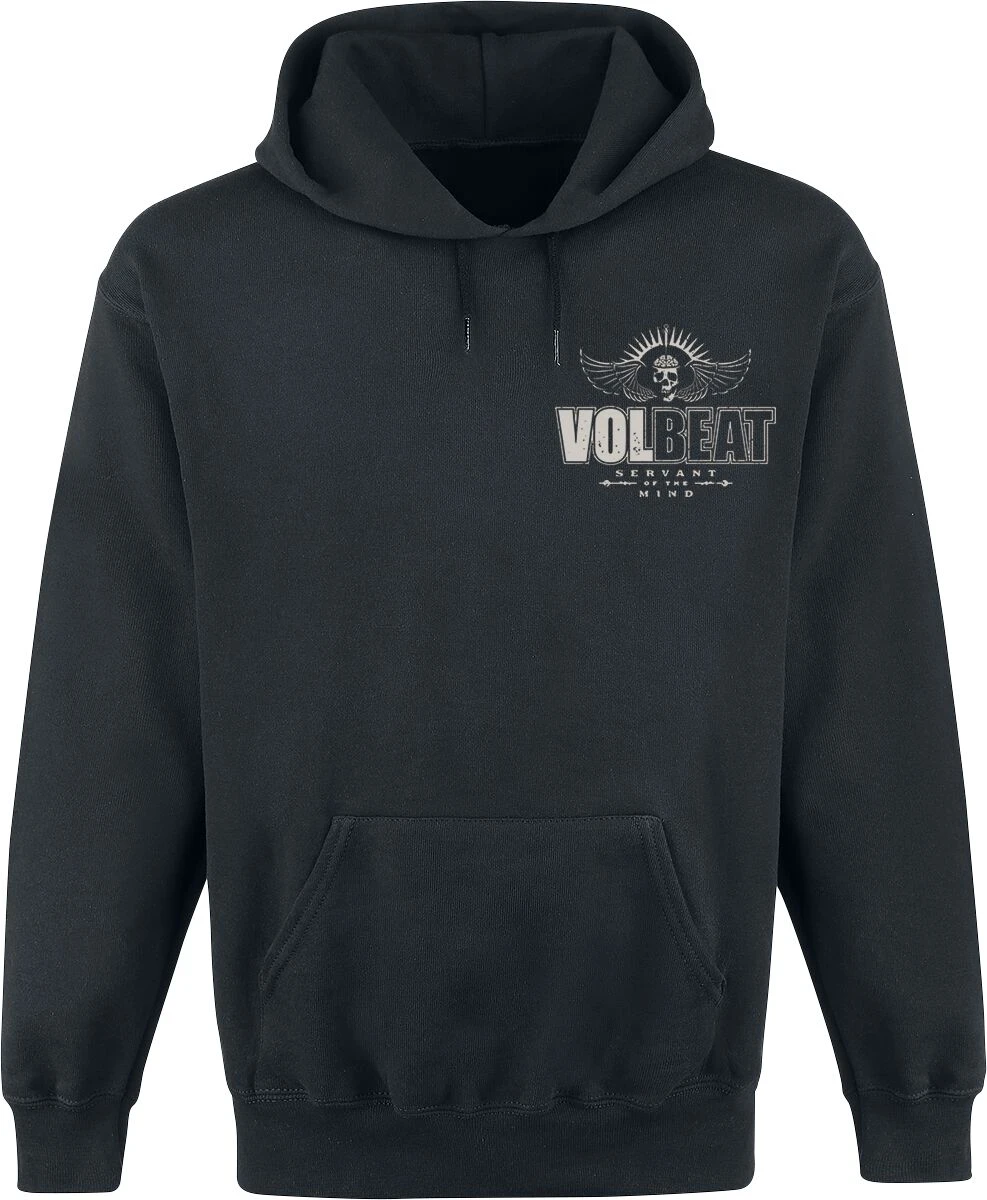 "Servant Of The Mind" Hooded Sweater Black By Volbeat 3 "Servant Of The Mind" Hooded Sweater Black By Volbeat