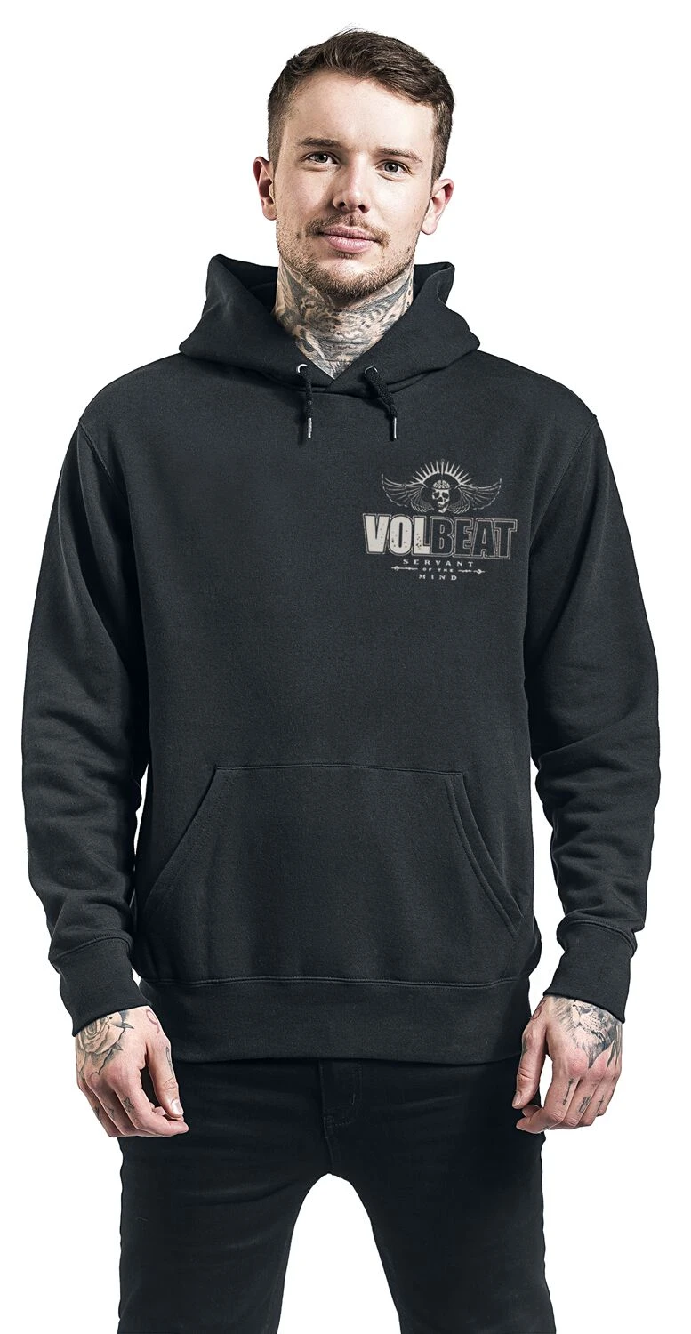 "Servant Of The Mind" Hooded Sweater Black By Volbeat 6 "Servant Of The Mind" Hooded Sweater Black By Volbeat - Image 4