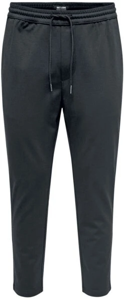 "ONSLinus Cropped Tracksuit Bottoms" Tracksuit Trousers Black By ONLY And SONS