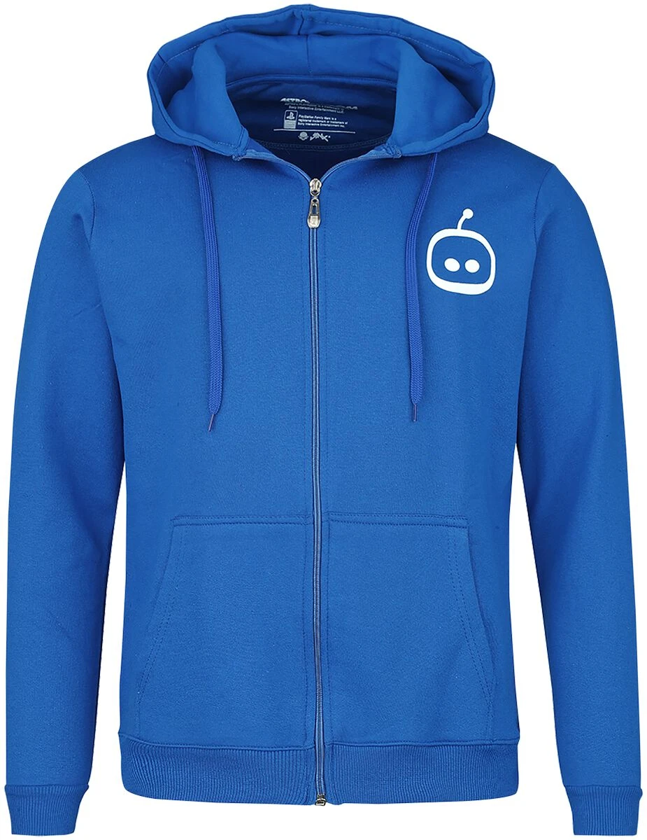 "Astro Bot" Hooded Zip Royal Blue By Playstation 3 "Astro Bot" Hooded Zip Royal Blue By Playstation
