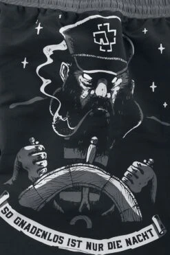 "Seemann" Swim Shorts Black By Rammstein -Fashionable Men's Clothing Store 519523d