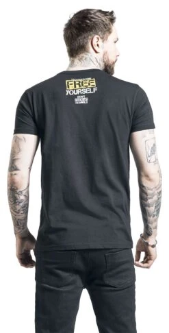 "Don't Fuck Up The World - Black T-shirt With Print" T-Shirt Black By EMP Special Collection -Fashionable Men's Clothing Store 519529wb