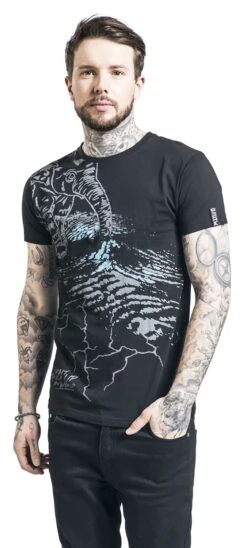 "Don't Fuck Up The World - Black T-shirt With Print" T-Shirt Black By EMP Special Collection -Fashionable Men's Clothing Store 519531wa