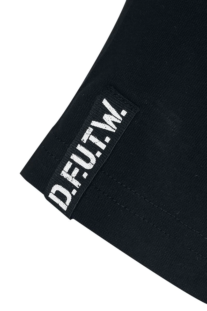 "Don't Fuck Up The World - Black T-shirt With Print" T-Shirt Black By EMP Special Collection 5 "Don't Fuck Up The World - Black T-shirt With Print" T-Shirt Black By EMP Special Collection - Image 4