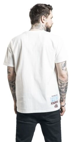 "Don't Fuck Up The World - White T-shirt With Print" T-Shirt White By EMP Special Collection -Fashionable Men's Clothing Store 519539wb