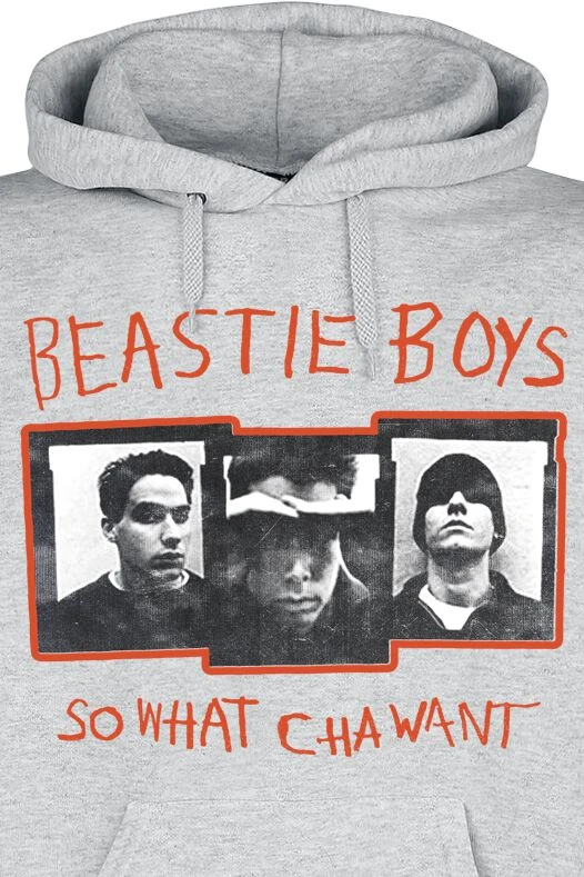 "So Watcha Want" Hooded Sweater Grey By Beastie Boys 4 "So Watcha Want" Hooded Sweater Grey By Beastie Boys - Image 2