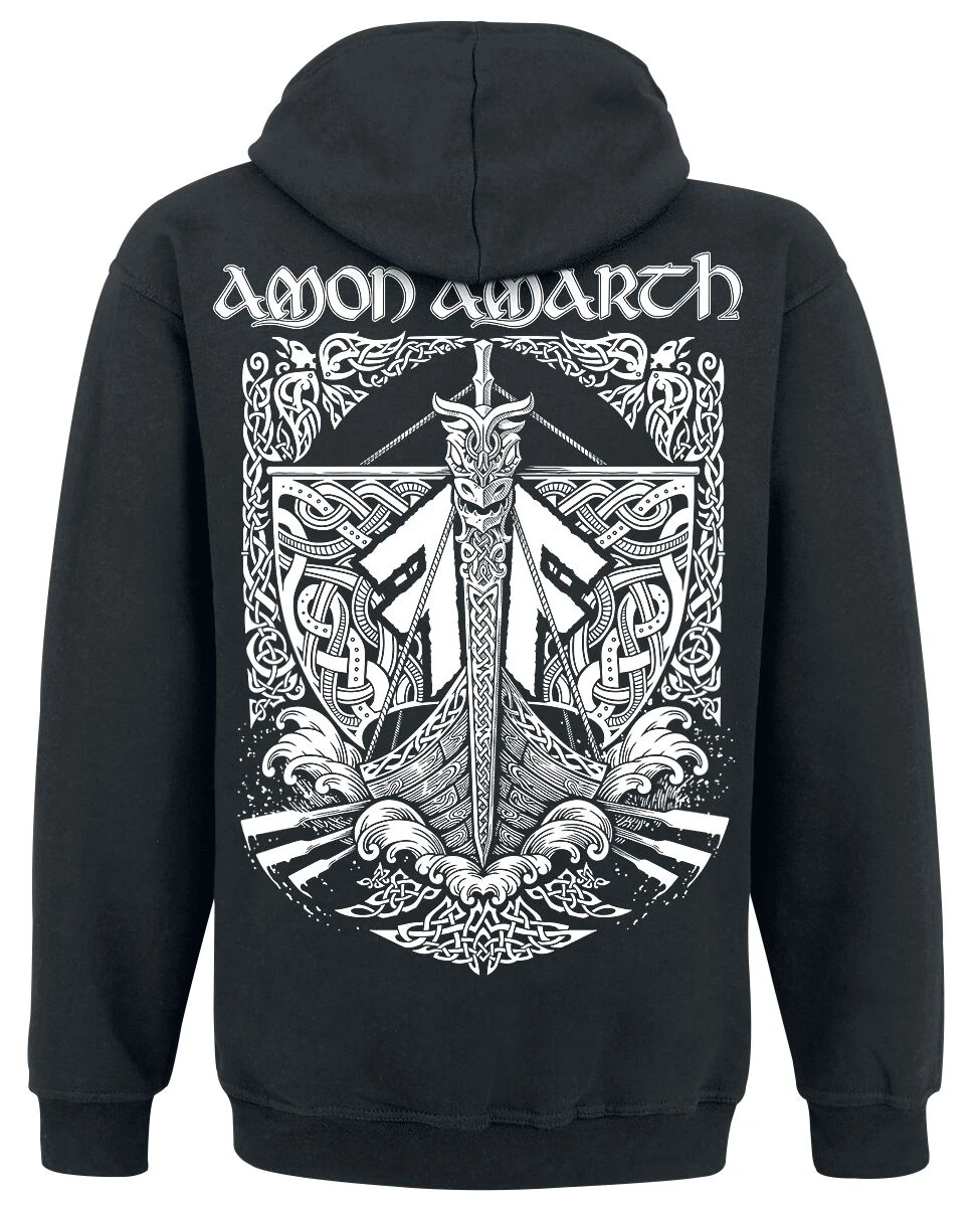 "Put Your Back Into The Oar" Hooded Sweater Black By Amon Amarth 4 "Put Your Back Into The Oar" Hooded Sweater Black By Amon Amarth - Image 2