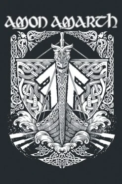 "Put Your Back Into The Oar" Hooded Sweater Black By Amon Amarth 11 "Put Your Back Into The Oar" Hooded Sweater Black By Amon Amarth -Fashionable Men's Clothing Store 520034d2