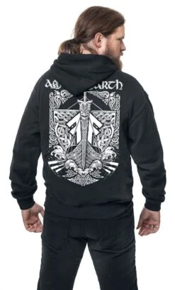 "Put Your Back Into The Oar" Hooded Sweater Black By Amon Amarth 13 "Put Your Back Into The Oar" Hooded Sweater Black By Amon Amarth -Fashionable Men's Clothing Store 520034wb