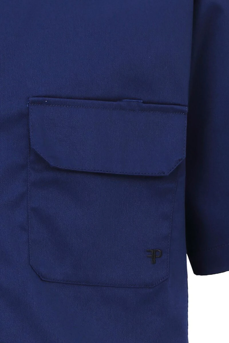 "Aiden" Short-sleeved Shirt Navy By Forplay 5 "Aiden" Short-sleeved Shirt Navy By Forplay - Image 3