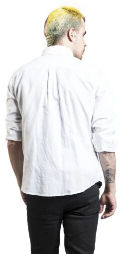 "Caleb" Longsleeve White By Forplay -Fashionable Men's Clothing Store 520209wb