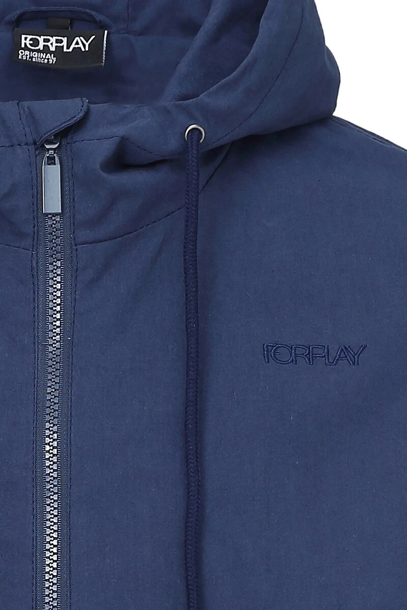 "Jasper" Windbreaker Blue-grey By Forplay 5 "Jasper" Windbreaker Blue-grey By Forplay - Image 3