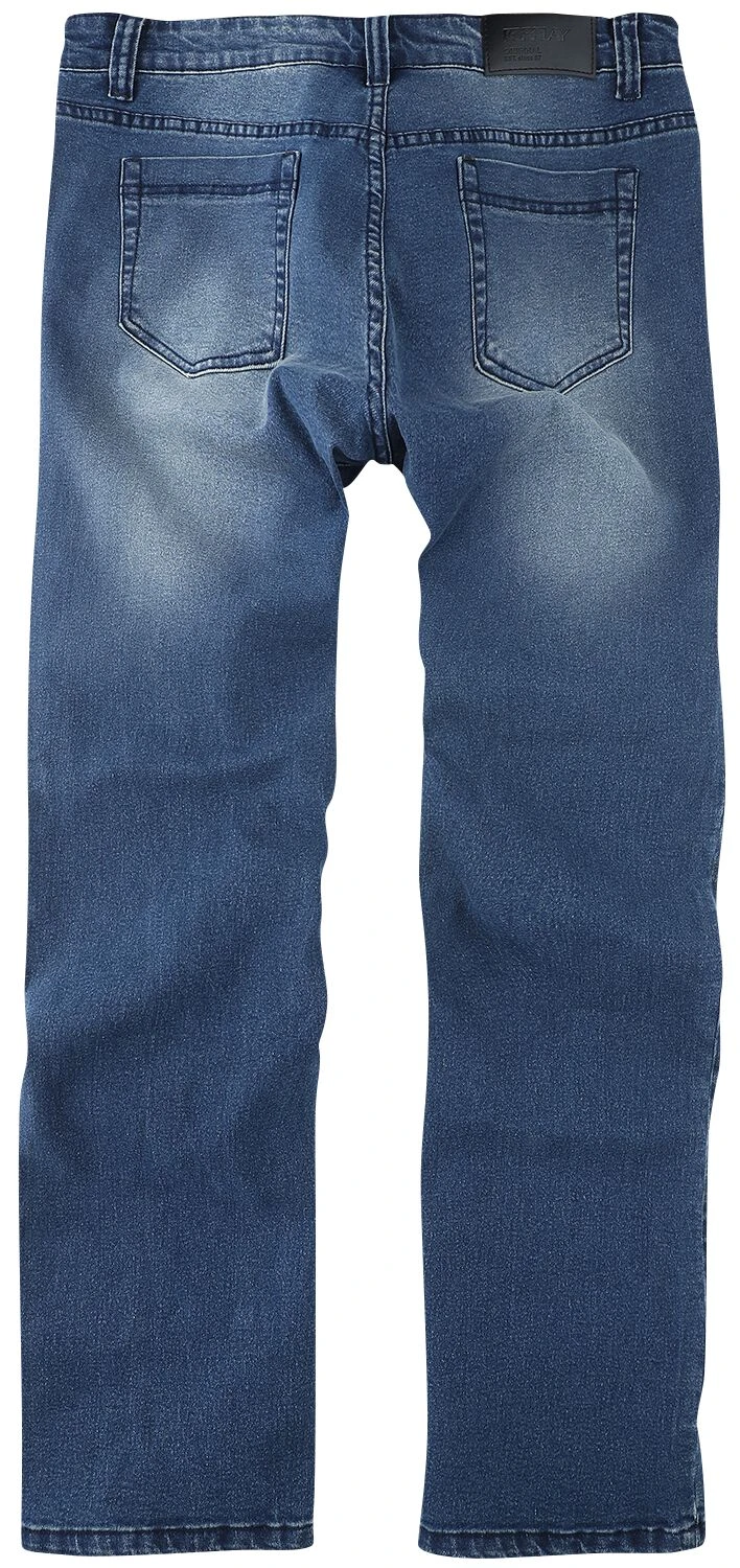 "Logan" Jeans Blue By Forplay 4 "Logan" Jeans Blue By Forplay - Image 2