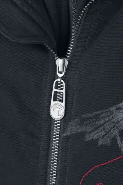 "Between-seasons Jacket With Raven Print" Between-seasons Jacket Black By Black Premium By EMP 12 "Between-seasons Jacket With Raven Print" Between-seasons Jacket Black By Black Premium By EMP -Fashionable Men's Clothing Store 521348d