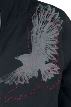 "Between-seasons Jacket With Raven Print" Between-seasons Jacket Black By Black Premium By EMP 13 "Between-seasons Jacket With Raven Print" Between-seasons Jacket Black By Black Premium By EMP -Fashionable Men's Clothing Store 521348d2