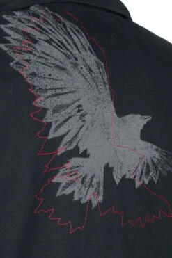 "Between-seasons Jacket With Raven Print" Between-seasons Jacket Black By Black Premium By EMP 15 "Between-seasons Jacket With Raven Print" Between-seasons Jacket Black By Black Premium By EMP -Fashionable Men's Clothing Store 521348d4