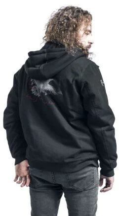 "Between-seasons Jacket With Raven Print" Between-seasons Jacket Black By Black Premium By EMP 17 "Between-seasons Jacket With Raven Print" Between-seasons Jacket Black By Black Premium By EMP -Fashionable Men's Clothing Store 521348wb