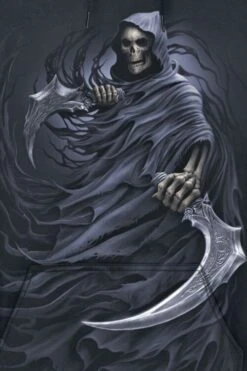 "Double Death" Hooded Sweater Black By Spiral -Fashionable Men's Clothing Store 521504d