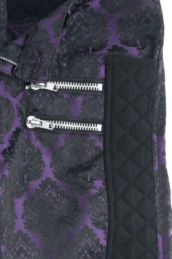 "Trousers With Brocade Pattern" Cloth Trousers Black By Gothicana By EMP -Fashionable Men's Clothing Store 521916d