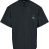 "Recycled Nylon Shirt" Short-sleeved Shirt Black By Urban Classics -Fashionable Men's Clothing Store 521961a