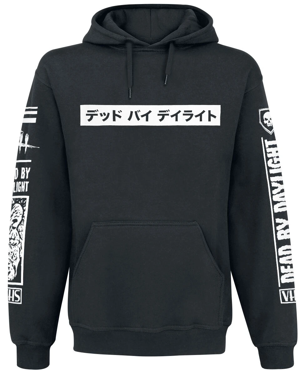 "Retro VHS Trapper" Hooded Sweater Black By Dead By Daylight 3 "Retro VHS Trapper" Hooded Sweater Black By Dead By Daylight