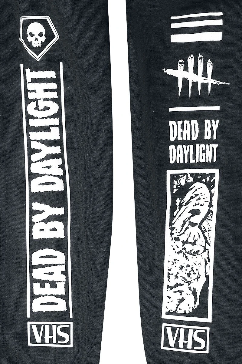 "Retro VHS Trapper" Hooded Sweater Black By Dead By Daylight 5 "Retro VHS Trapper" Hooded Sweater Black By Dead By Daylight - Image 3