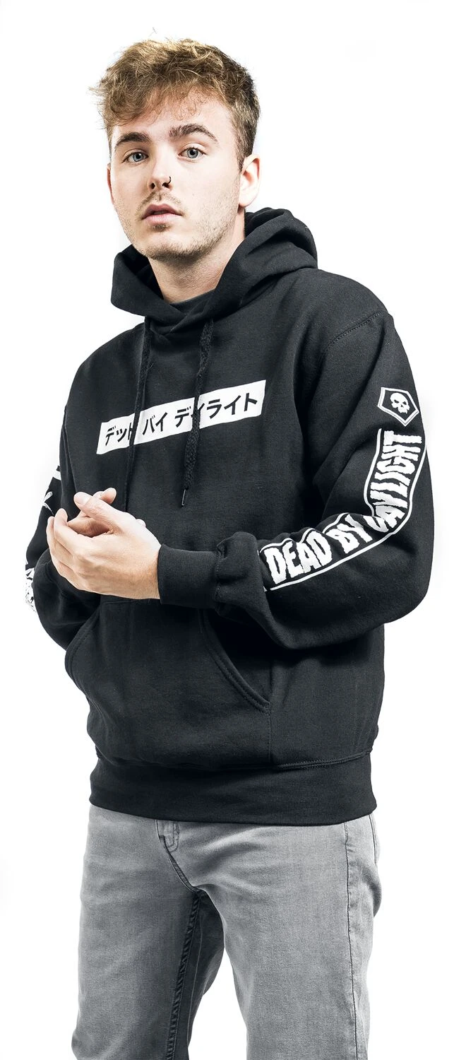 "Retro VHS Trapper" Hooded Sweater Black By Dead By Daylight 6 "Retro VHS Trapper" Hooded Sweater Black By Dead By Daylight - Image 4