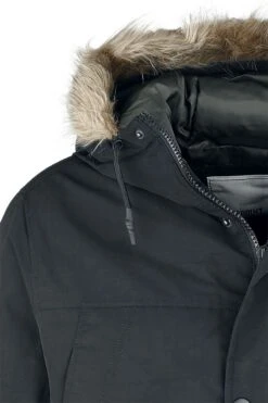 "PKTBPR Wind Parka Jacket" Winter Jacket Black By Produkt -Fashionable Men's Clothing Store 523281d