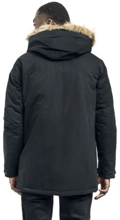 "PKTBPR Wind Parka Jacket" Winter Jacket Black By Produkt -Fashionable Men's Clothing Store 523281wb