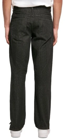 "Straight Slit Jeans" Jeans Black By Urban Classics -Fashionable Men's Clothing Store 523540wb