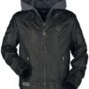 "Classic" Leather Jacket Black By Star Wars