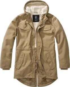 "Marsh Lake Teddyparka" Parka Camel By Brandit