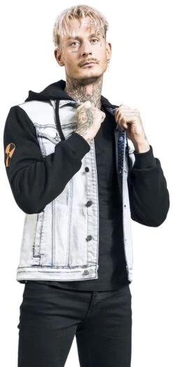 "EMP Signature Collection" Jeans Jacket Multicolour By Megadeth -Fashionable Men's Clothing Store 524699wa