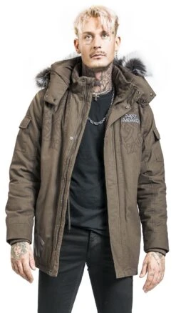 "EMP Signature Collection" Winter Jacket Brown By Amon Amarth -Fashionable Men's Clothing Store 524888wa