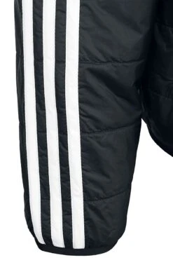 "Pad Hooded Puff" Winter Jacket Black By Adidas -Fashionable Men's Clothing Store 525176d2