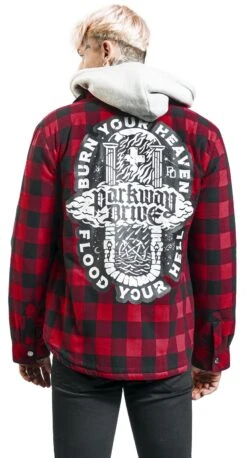 "EMP Signature Collection" Between-seasons Jacket Black-red By Parkway Drive -Fashionable Men's Clothing Store 525229wb