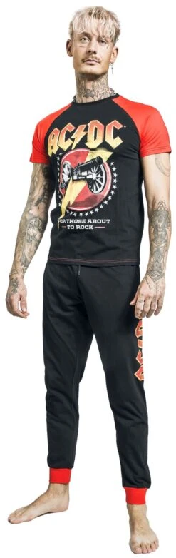 "EMP Signature Collection" Pyjama Black-red By AC/DC 18 "EMP Signature Collection" Pyjama Black-red By AC/DC -Fashionable Men's Clothing Store 525264wa