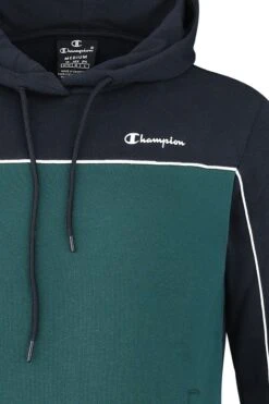 "Piping Block" Hooded Sweater Navy-green By Champion 9 "Piping Block" Hooded Sweater Navy-green By Champion -Fashionable Men's Clothing Store 525500d