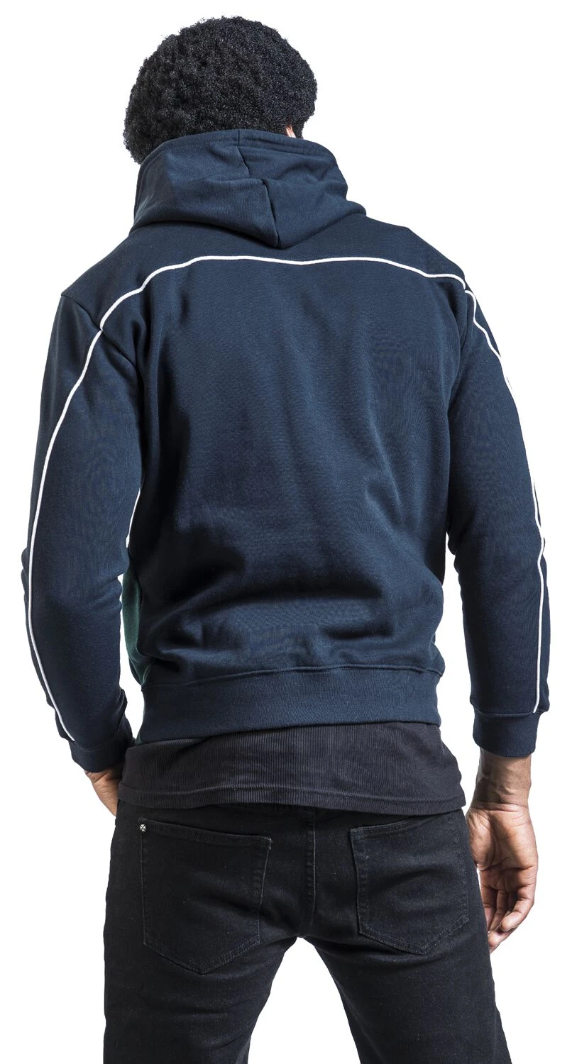 "Piping Block" Hooded Sweater Navy-green By Champion 7 "Piping Block" Hooded Sweater Navy-green By Champion - Image 5