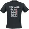 "Think Outside The Box" T-Shirt Black By Slogans 2 "Think Outside The Box" T-Shirt Black By Slogans -Fashionable Men's Clothing Store 525600a