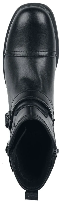 "Stomp The Ground" Biker Boot Black By Black Premium By EMP -Fashionable Men's Clothing Store 525855a5