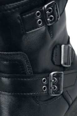 "Stomp The Ground" Biker Boot Black By Black Premium By EMP -Fashionable Men's Clothing Store 525855d