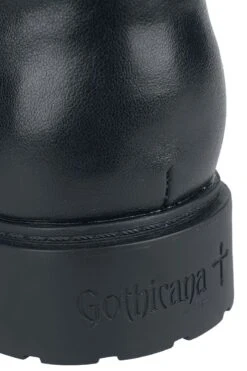 "Biker Boots With Buckles" Laced Boots Black By Gothicana By EMP 16 "Biker Boots With Buckles" Laced Boots Black By Gothicana By EMP -Fashionable Men's Clothing Store 526149d