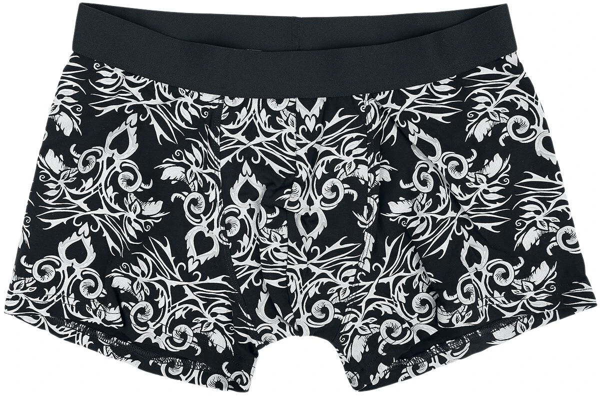 "Gothicana X Anne Stokes - Set Of Boxers" Boxers Set Black By Gothicana By EMP 5 "Gothicana X Anne Stokes - Set Of Boxers" Boxers Set Black By Gothicana By EMP - Image 3
