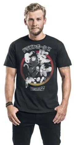 "Z - Group" T-Shirt Black By Dragon Ball -Fashionable Men's Clothing Store 526190wa