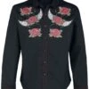 "Rockabilly Shirt" Longsleeve Black By Rock Rebel By EMP -Fashionable Men's Clothing Store 526412a